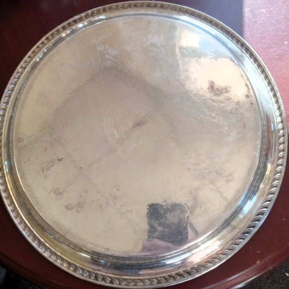 Vintage Kent Silversmiths Silverplate Coffee / Tea Set W/ Tray - Baroque - Picture 5 of 16